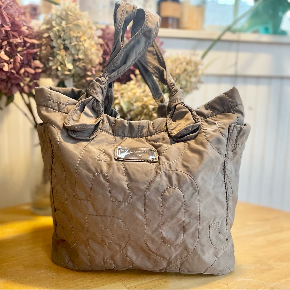 Marc by Marc Jacobs nylon quilted tote bag purse